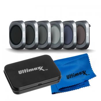 ULTIMAXX 8 Piece Mavic 2 Pro Filter Kit UV CPL ND4 ND8 ND16 ND32 Case